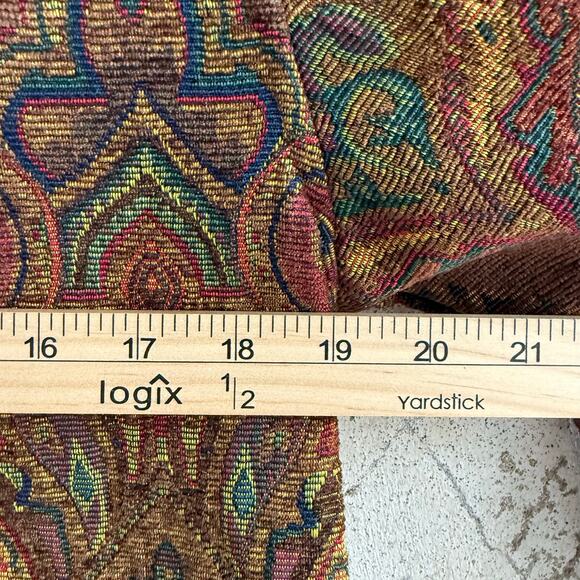 Vtg 90s Tapestry Jacket Boho Paisley Southwestern Flashback Women L Retro Blazer - Picture 7 of 8
